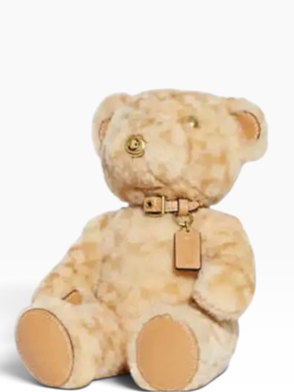 Coach Signature Shearling Teddy Bear - Rare and Collectible NWT